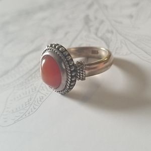 Silver ring.
